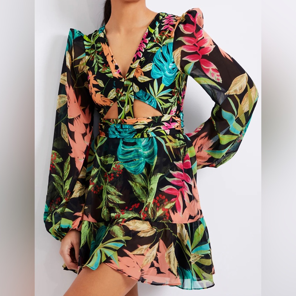 PatBo Tropicalia Mini Dress